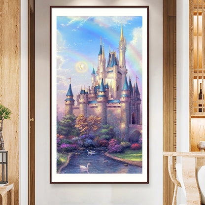 Castle - Full Round Drill Diamond Painting 40*60CM