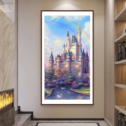 Castle - Full Round Drill Diamond Painting 40*60CM