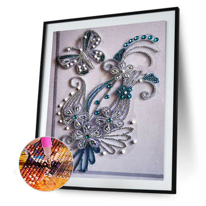 Paper Flower - Special Shaped Drill Diamond Painting 30*40CM