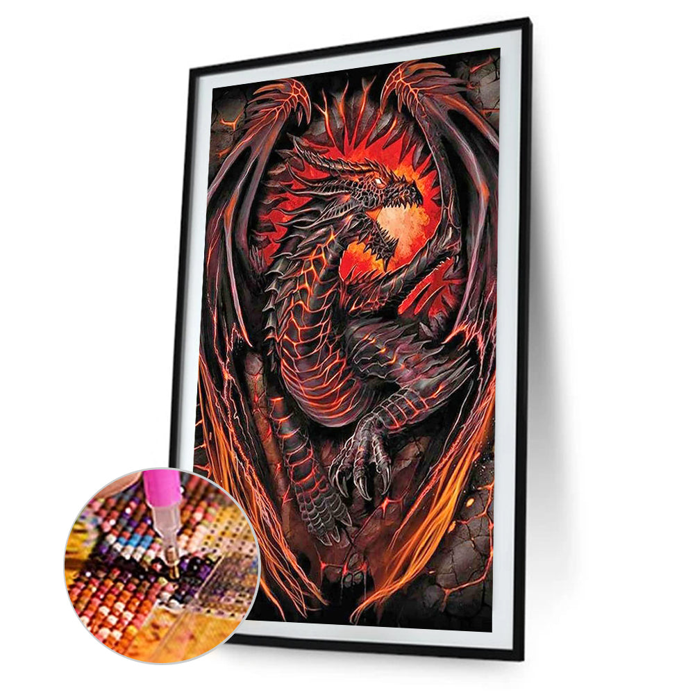 Dragon - Full Round Drill Diamond Painting 45*80CM