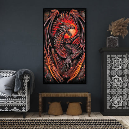 Dragon - Full Round Drill Diamond Painting 45*80CM