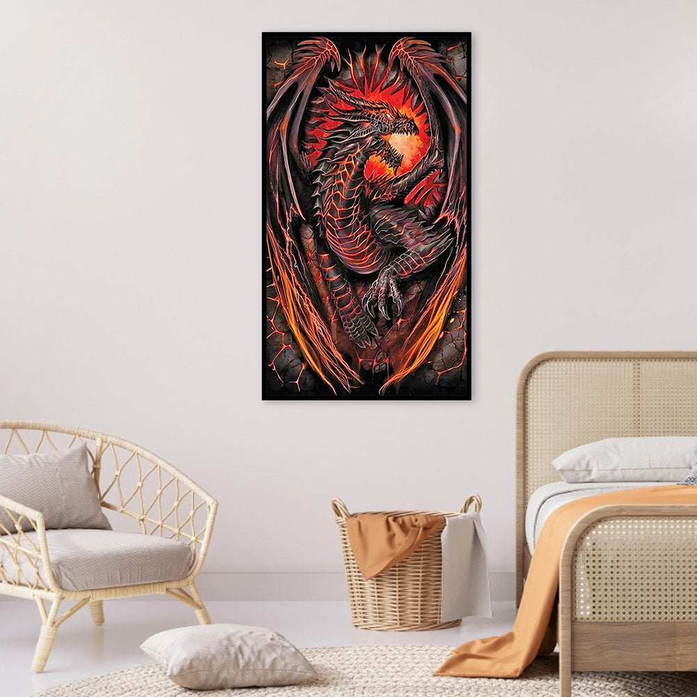 Dragon - Full Round Drill Diamond Painting 45*80CM