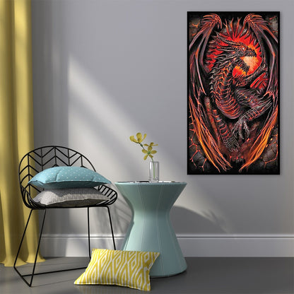 Dragon - Full Round Drill Diamond Painting 45*80CM