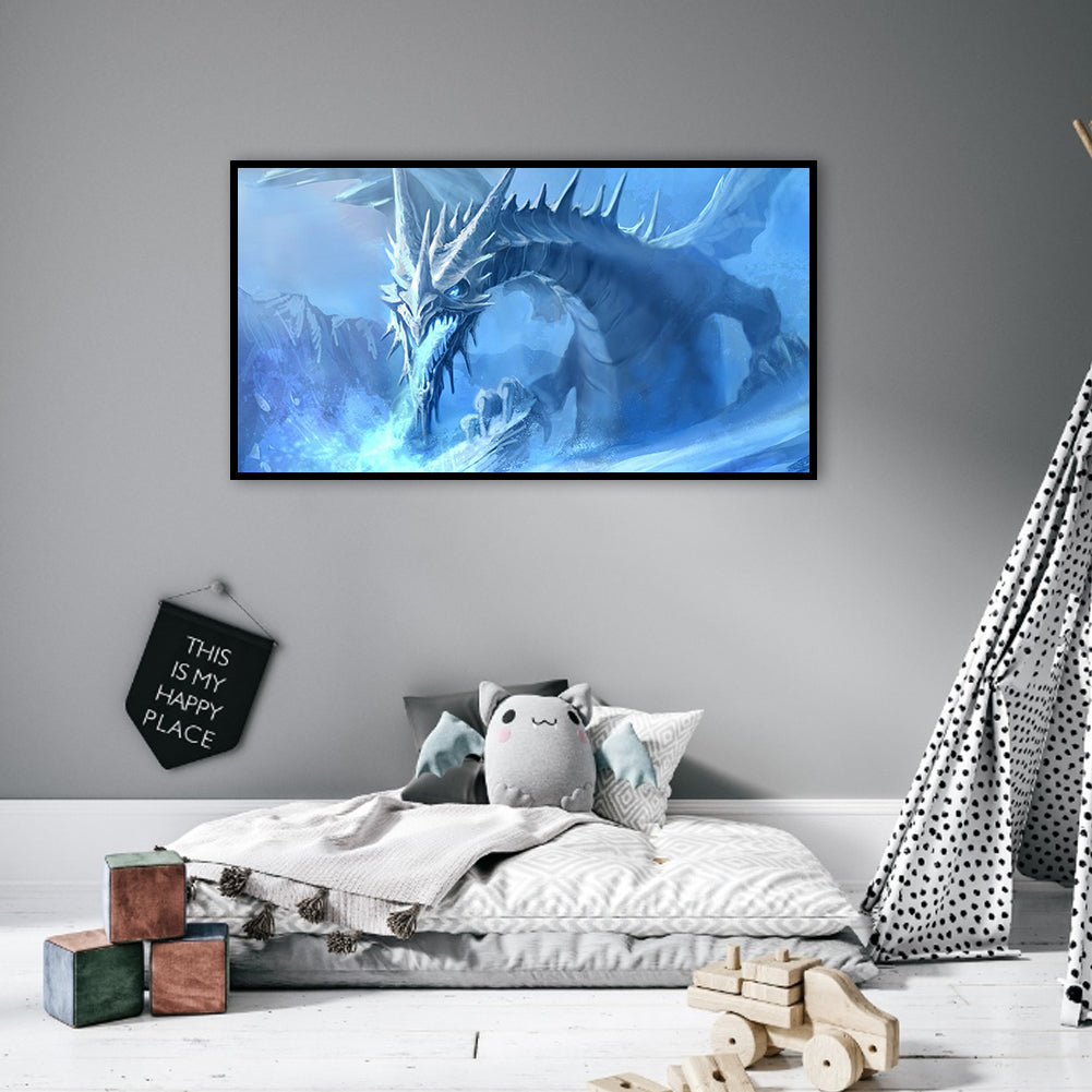 Dragon Spitfire - Full Round Drill Diamond Painting 75*40CM