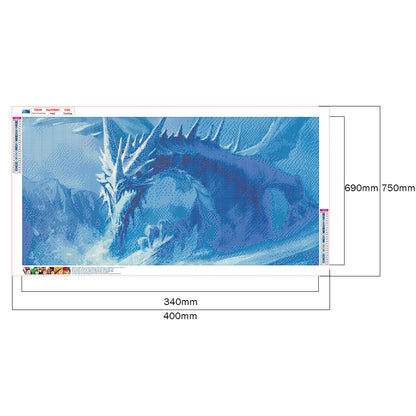 Dragon Spitfire - Full Round Drill Diamond Painting 75*40CM