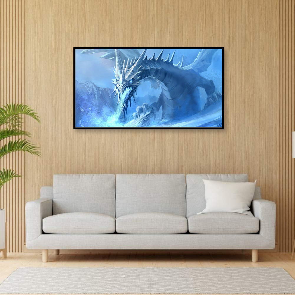 Dragon Spitfire - Full Round Drill Diamond Painting 75*40CM