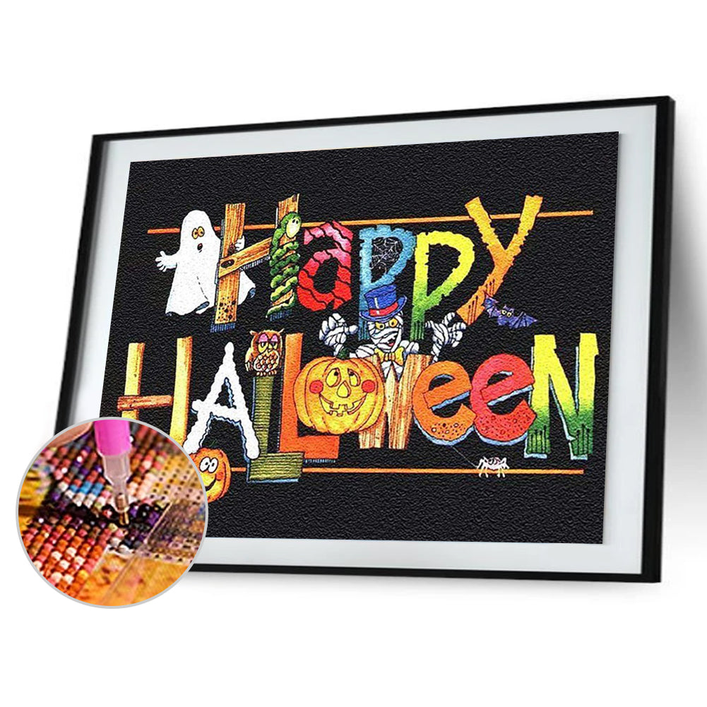 Letters Animal - Full Round Drill Diamond Painting 50*40CM
