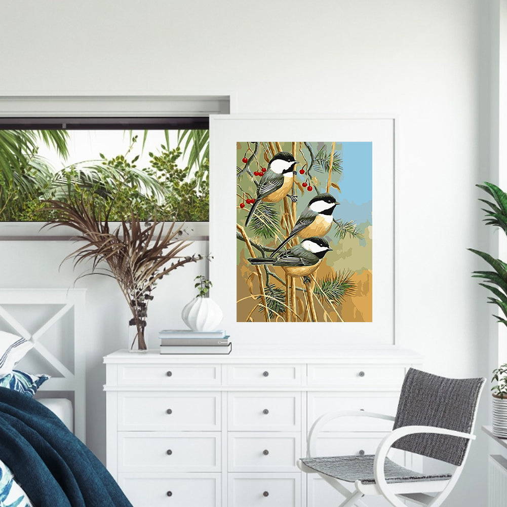 Bird - Full Round Drill Diamond Painting 30*40CM