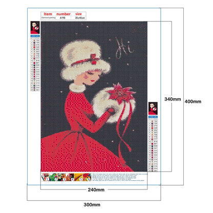 Girls - Full Round Drill Diamond Painting 30*40CM