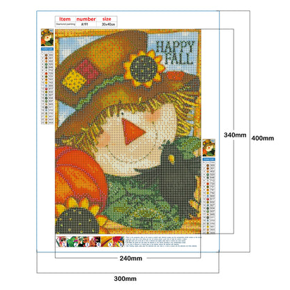 Halloween - Full Round Drill Diamond Painting 30*40CM