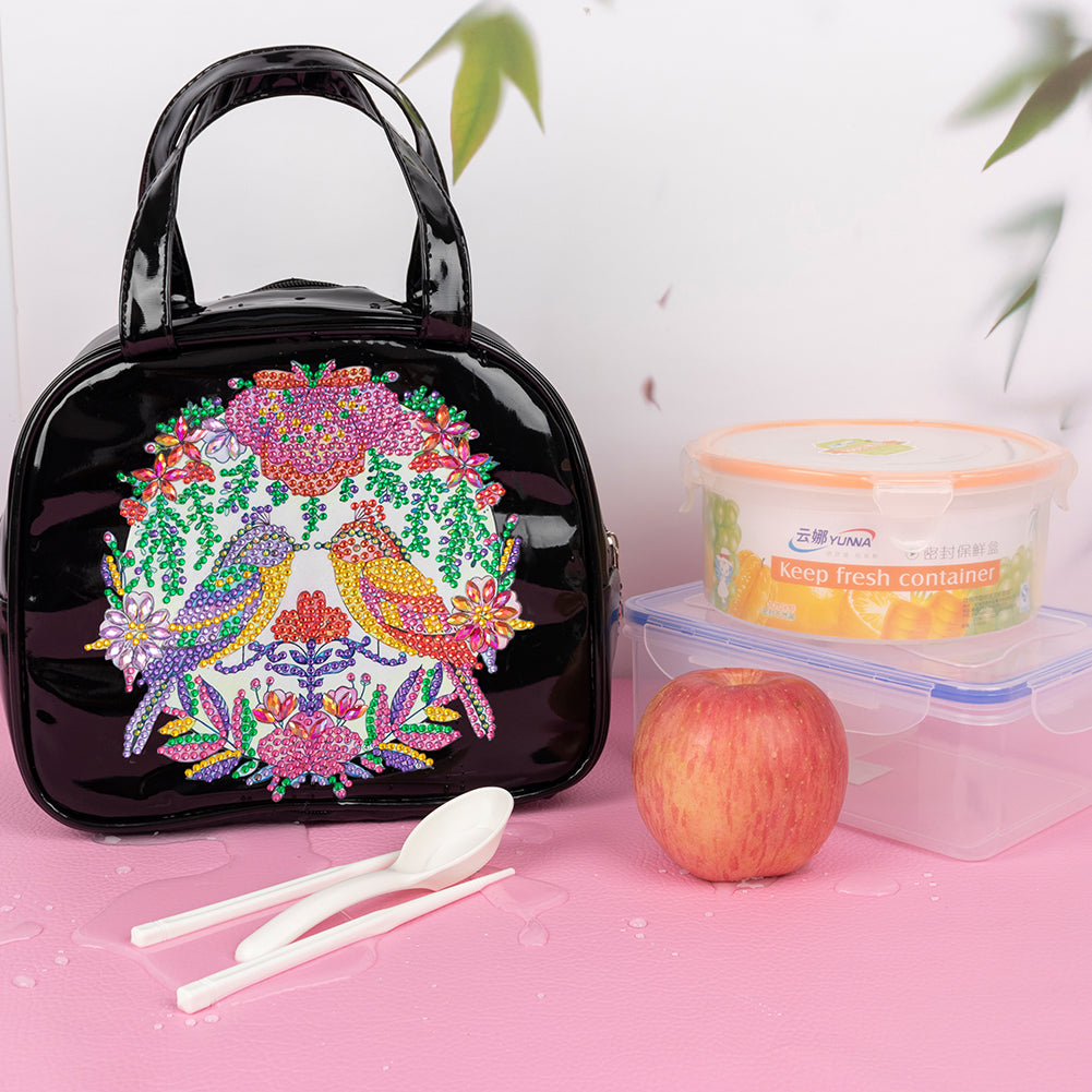 Diamond Painting Point Drill Lunch Bag Mosaic Embroidery Storage Container