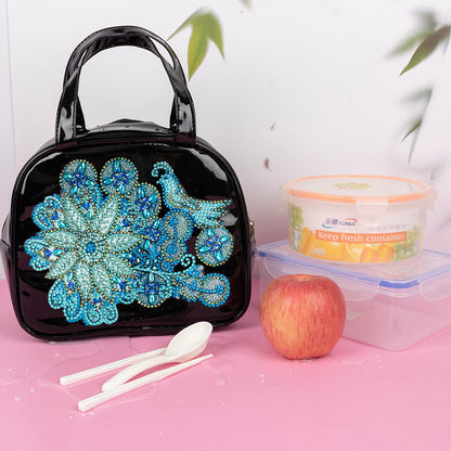 Diamond Painting Point Drill Lunch Bag Mosaic Embroidery Storage Container