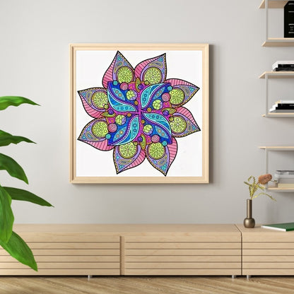 Mandala - Full Round Drill Diamond Painting 40*40CM