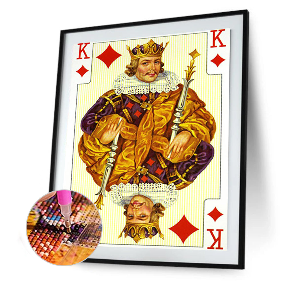 Playing Cards - Full Round Drill Diamond Painting 30*40CM