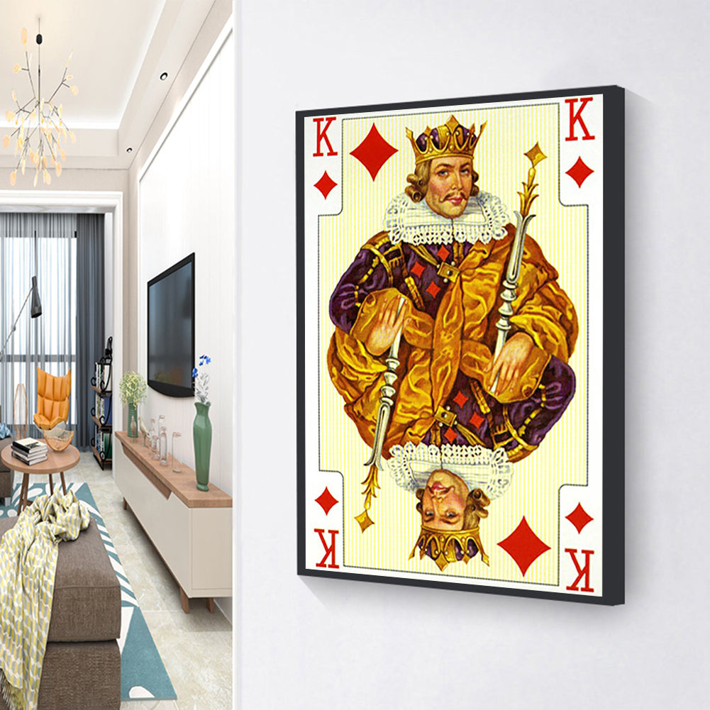 Playing Cards - Full Round Drill Diamond Painting 30*40CM