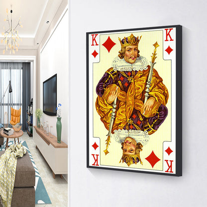 Playing Cards - Full Round Drill Diamond Painting 30*40CM