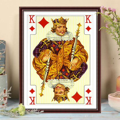 Playing Cards - Full Round Drill Diamond Painting 30*40CM