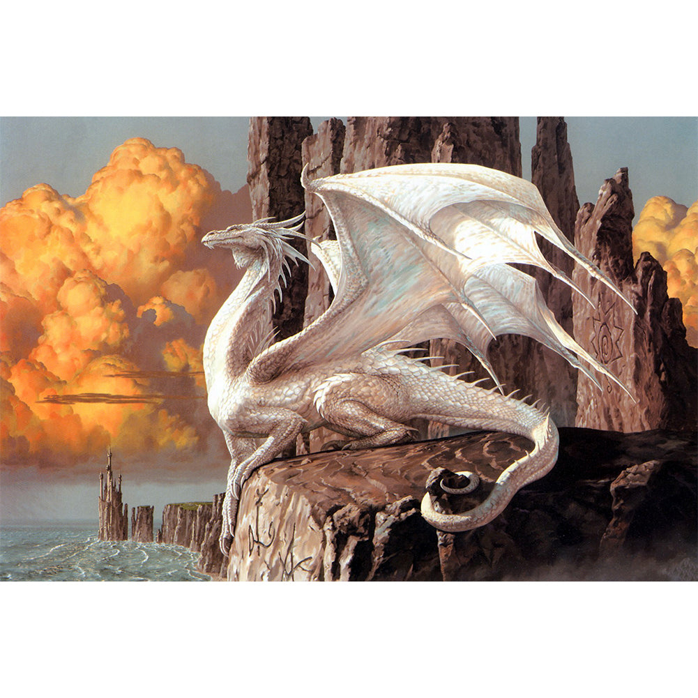 Dragon - Full Round Drill Diamond Painting 60*40CM