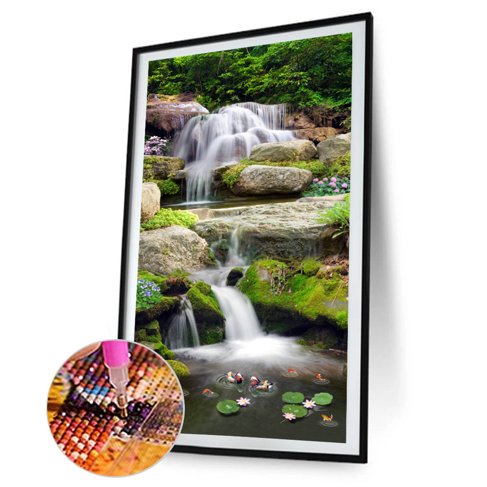 Nature Scenery - Full Round Drill Diamond Painting 40*80CM