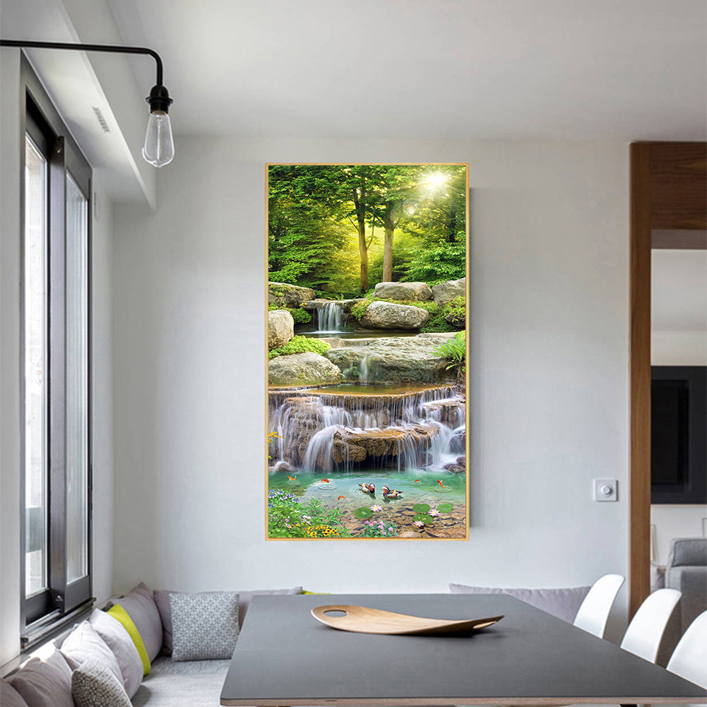 Nature Scenery - Full Round Drill Diamond Painting 40*80CM