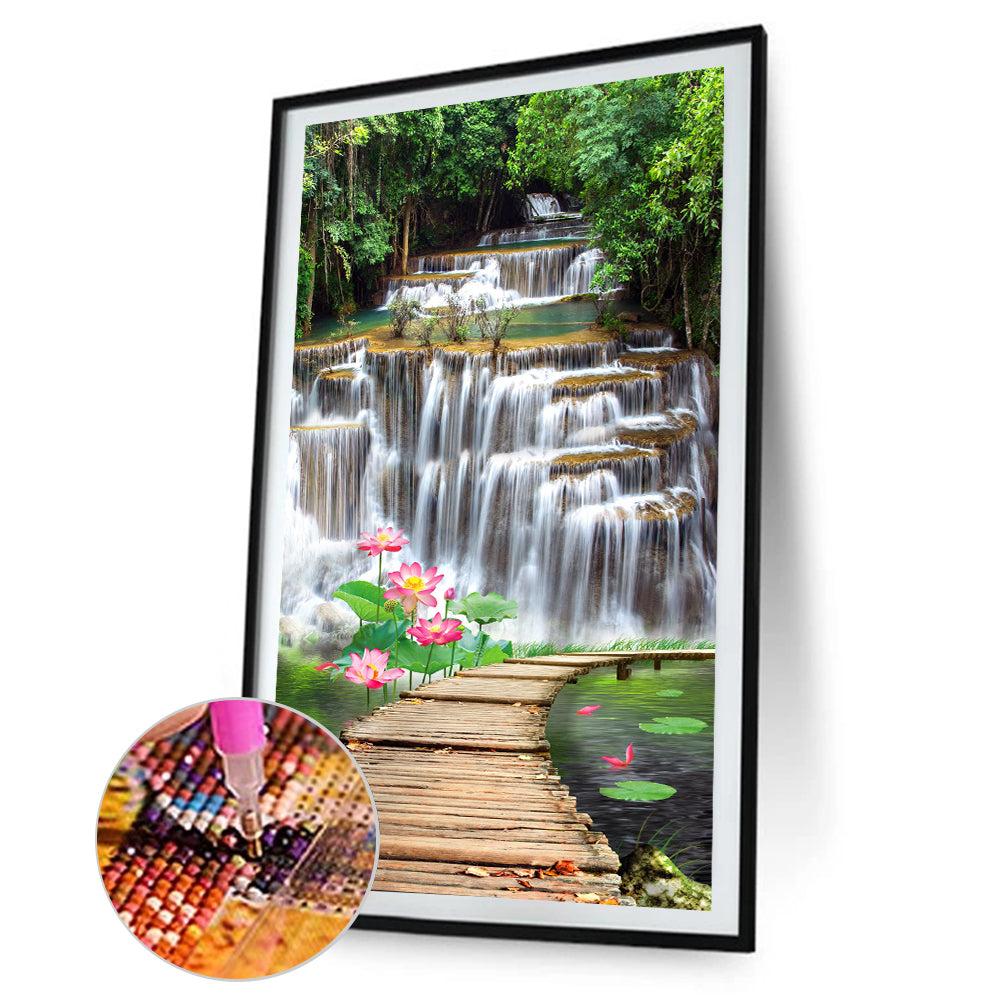 Nature Scenery - Full Round Drill Diamond Painting 40*80CM