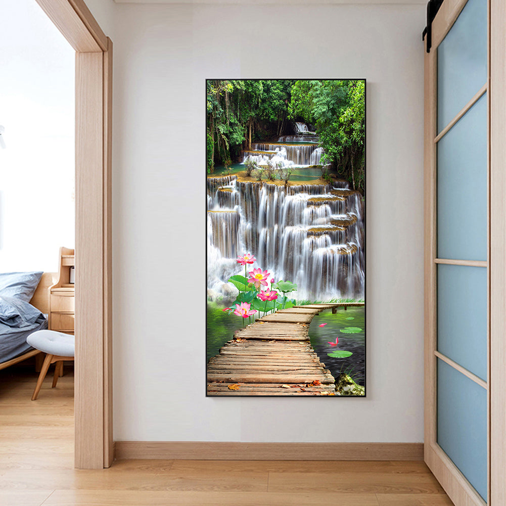 Nature Scenery - Full Round Drill Diamond Painting 40*80CM