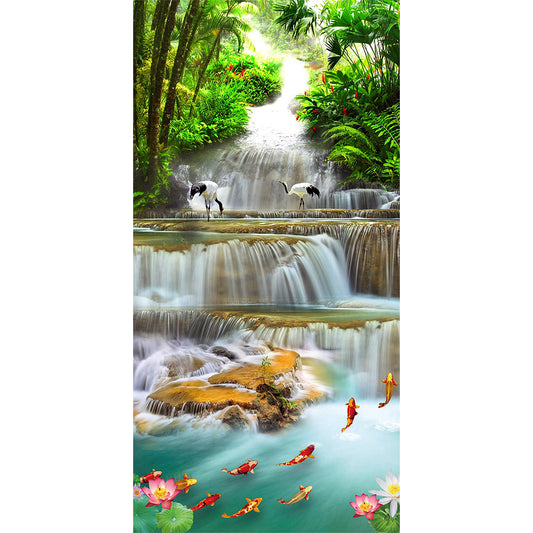 Nature Scenery - Full Round Drill Diamond Painting 40*80CM