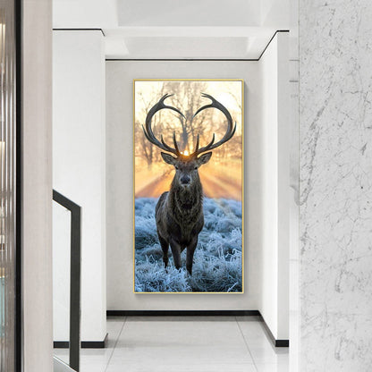 Deer - Full Round Drill Diamond Painting 40*80CM