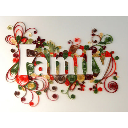 Family - Full Round Drill Diamond Painting 40*30CM