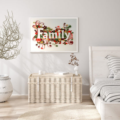 Family - Full Round Drill Diamond Painting 40*30CM