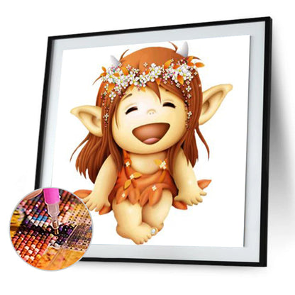 Elf Child - Full Round Drill Diamond Painting 40*40CM