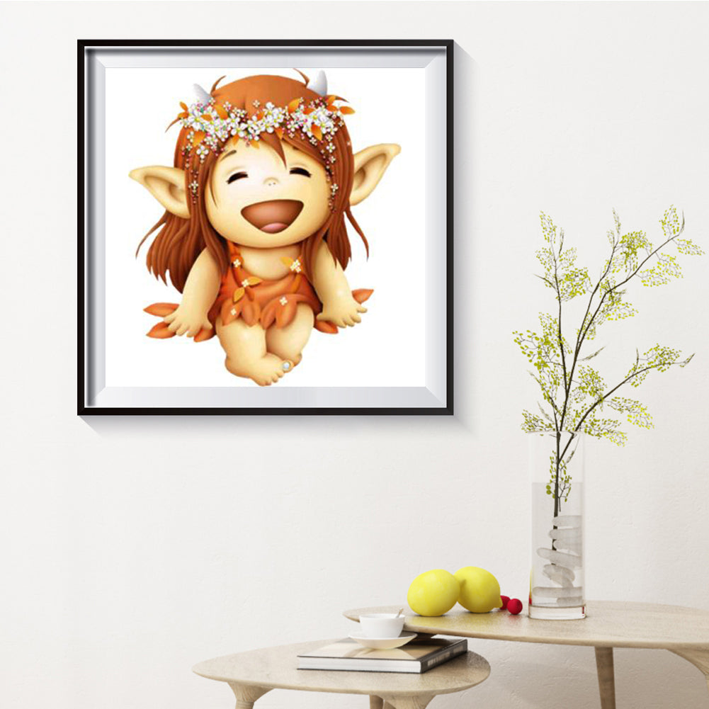 Elf Child - Full Round Drill Diamond Painting 40*40CM