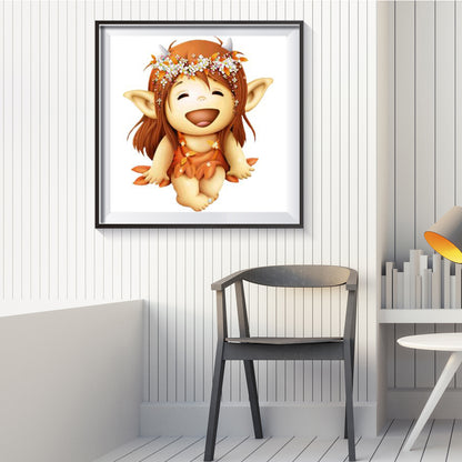 Elf Child - Full Round Drill Diamond Painting 40*40CM