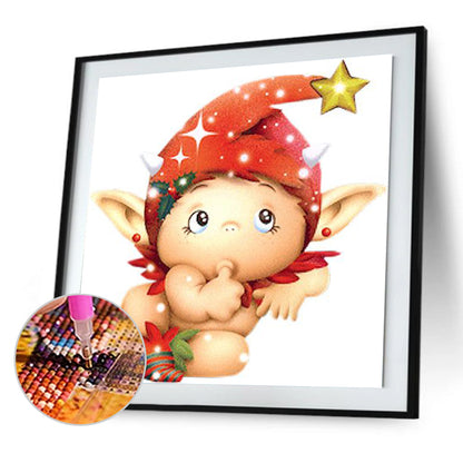 Elf Child - Full Round Drill Diamond Painting 40*40CM