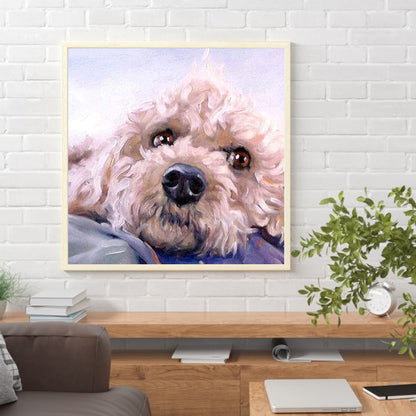 Puppy - Full Square Drill Diamond Painting 30*30CM