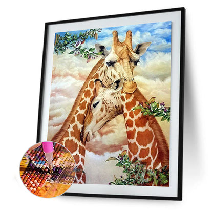 Giraffe - Full Square Drill Diamond Painting 30*40CM