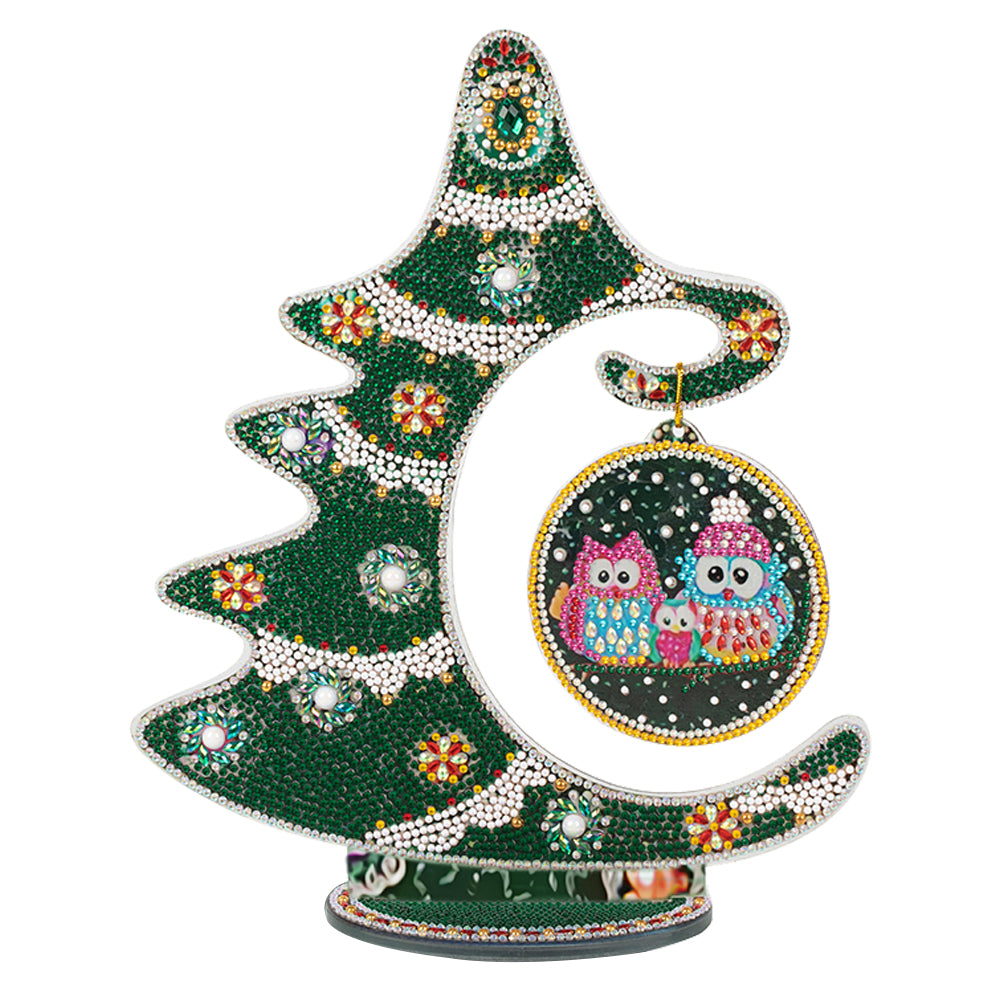 Crystal Christmas Tree Craft DIY Diamond Painting Kit Home Ornaments Gifts