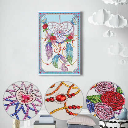 Dream Catcher - Special Shaped Drill Diamond Painting 30*40CM