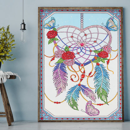 Dream Catcher - Special Shaped Drill Diamond Painting 30*40CM