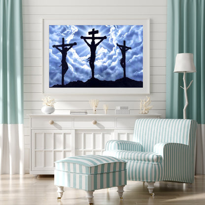 Jesus Cross - Full Round Drill Diamond Painting 40*30CM