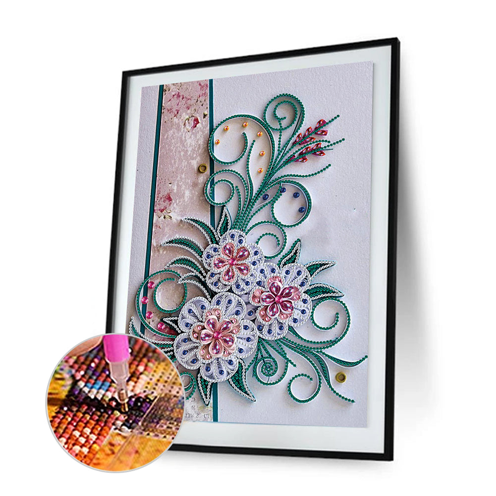 Quilling Paper - Special Shaped Drill Diamond Painting 30*40CM