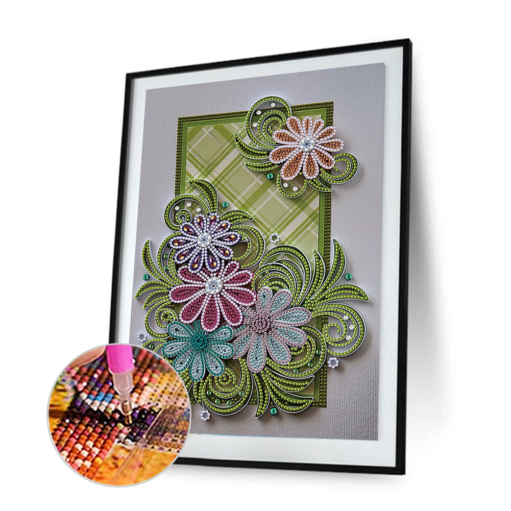 Quilling Paper - Special Shaped Drill Diamond Painting 30*40CM