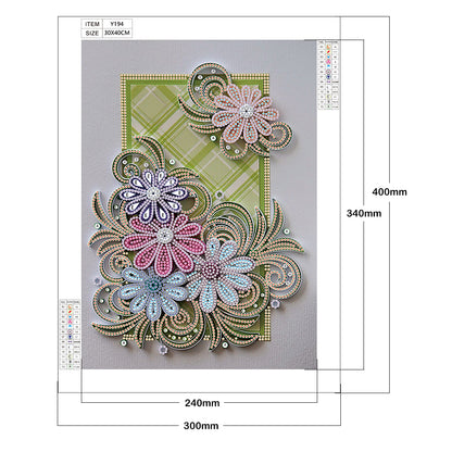 Quilling Paper - Special Shaped Drill Diamond Painting 30*40CM