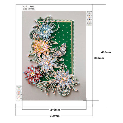 Quilling Paper - Special Shaped Drill Diamond Painting 30*40CM