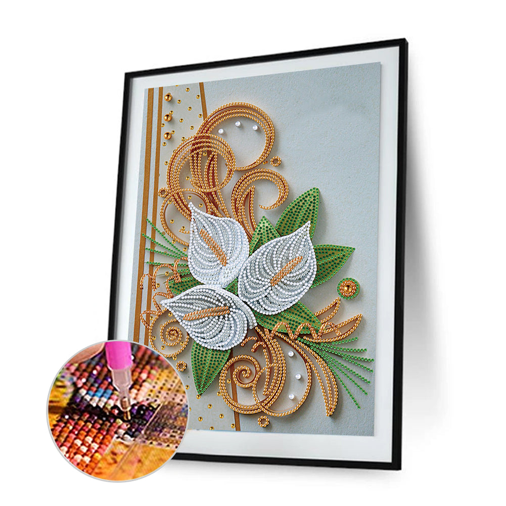 Paper Quilling - Special Shaped Drill Diamond Painting 30*40cm