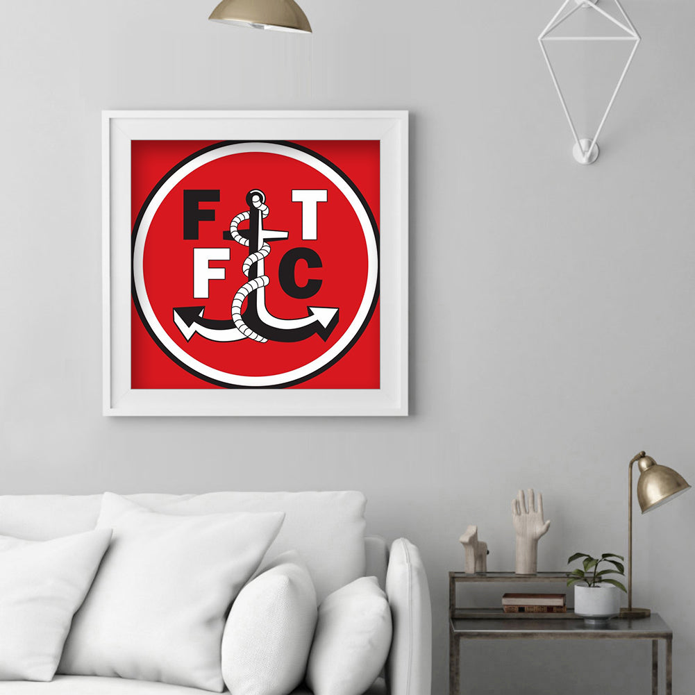 Fleetwood logo - Full Round Drill Diamond Painting 30*30CM