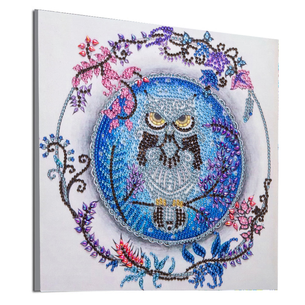 Owl - Special Shaped Drill Diamond Painting 30*30CM