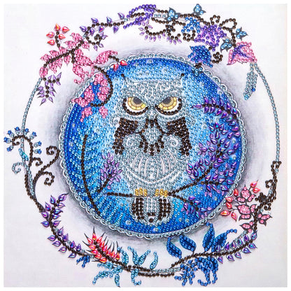 Owl - Special Shaped Drill Diamond Painting 30*30CM