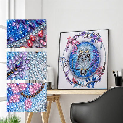 Owl - Special Shaped Drill Diamond Painting 30*30CM