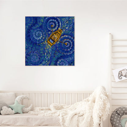 Star Lake - Full Round Drill Diamond Painting 40*40CM